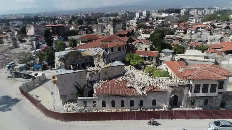 Hatay'da Depremde Zarar Gören Vakıf Eserlerinden 30'unda Restorasyon Başlatıldı