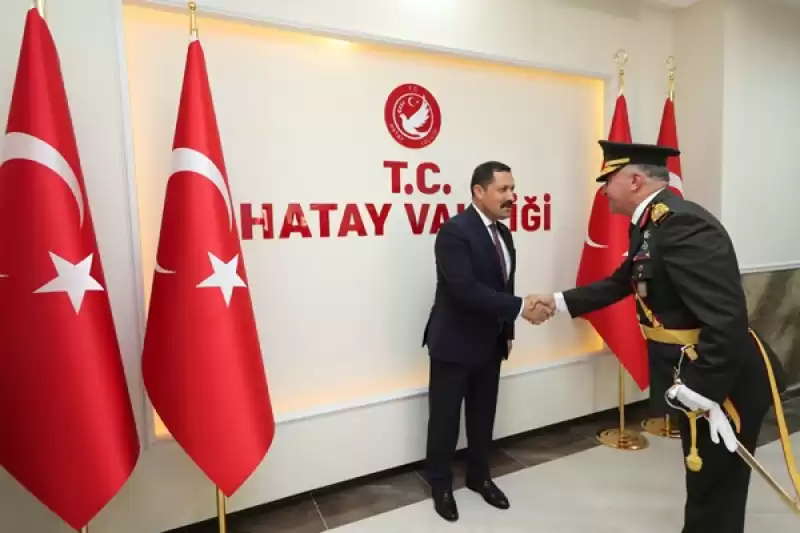 Hatay Valisi Tebrikleri Kabul Etti