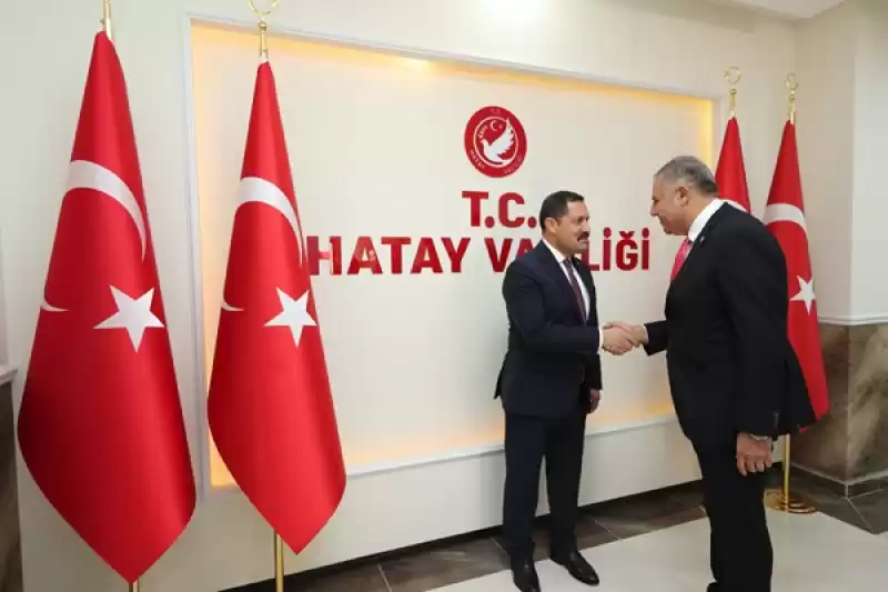 Hatay Valisi Tebrikleri Kabul Etti