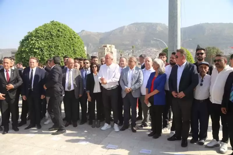 Memleket Partisi Genel Başkanı Muharrem İnce'den Hatay'a Ziyaret 