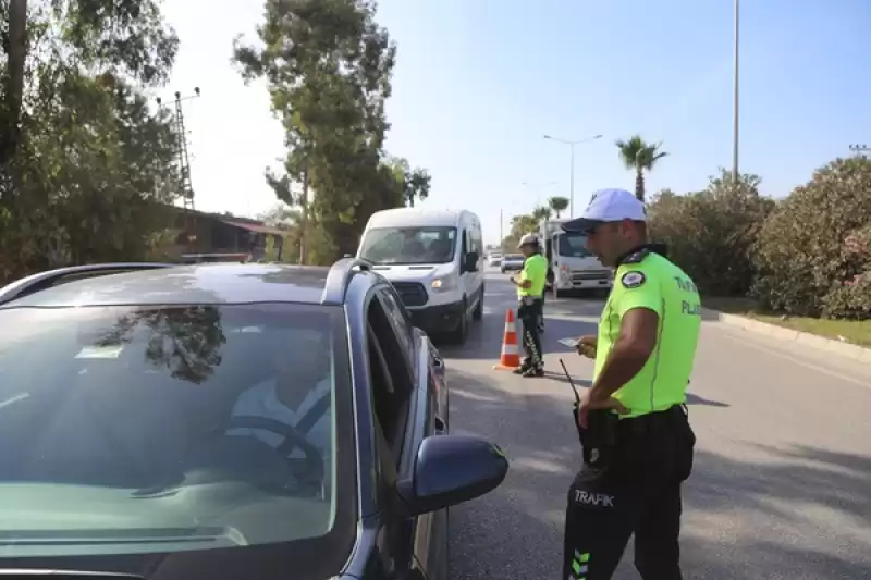 Hatay'da Dron Destekli Trafik Denetimi Yapıldı