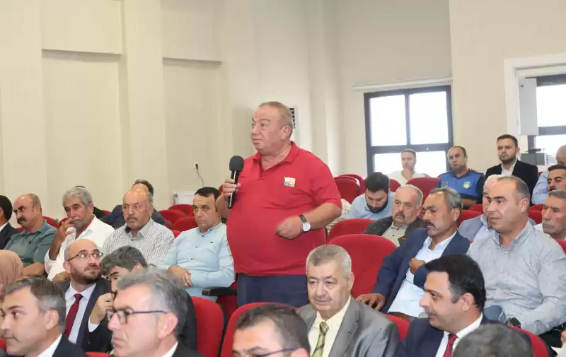 Belen İlçesi Mahalle Muhtarlarıyla Toplantı Gerçekleştirildi