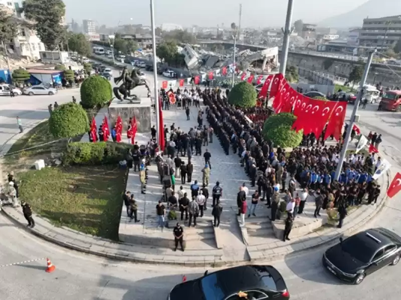 Hatay 85. ölüm Yıldönümünde Atasını Andı