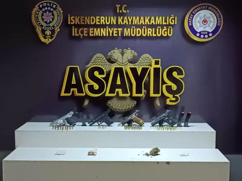 İskenderun'daki Asayiş Uygulamalarında 9 Kişi Gözaltına Alındı