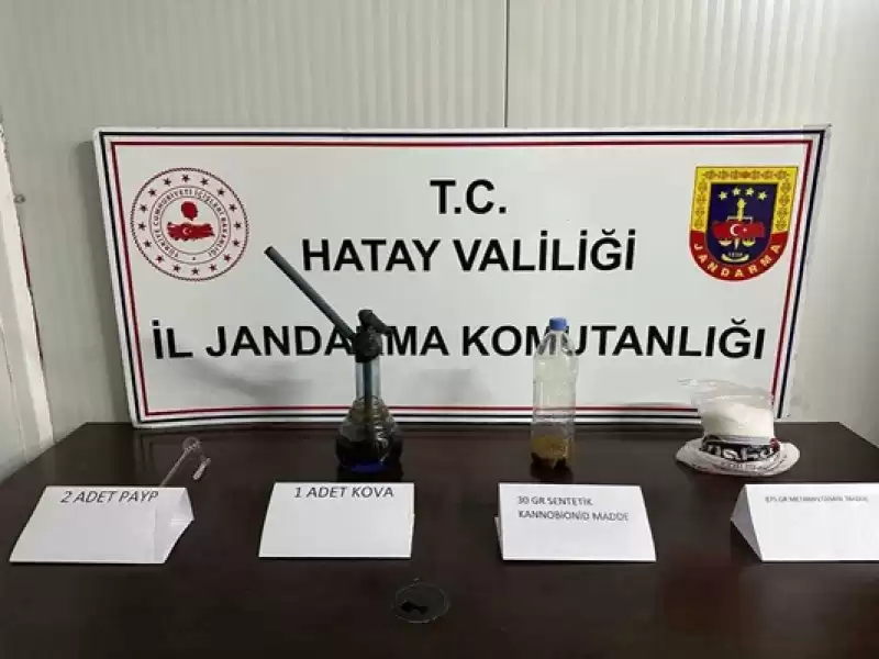 Hatay'da 1 Kilo 115 Gram Sentetik Uyuşturucu Ele Geçirildi 