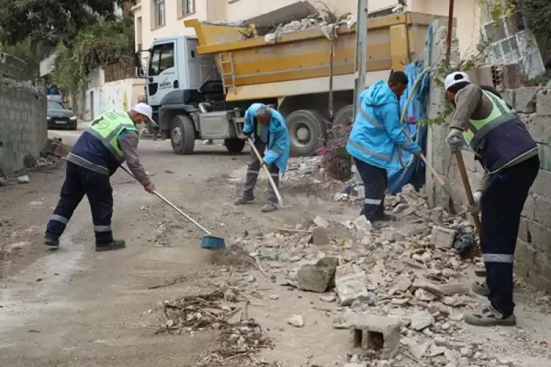 HBB, Hatay’ın Her Noktasında çevre Temizliğine Devam Ediyor