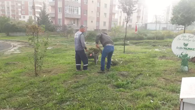 Park Ve Yeşil Alanların Bakım çalışmalarını Antakya Belediyesi Yürütüyor