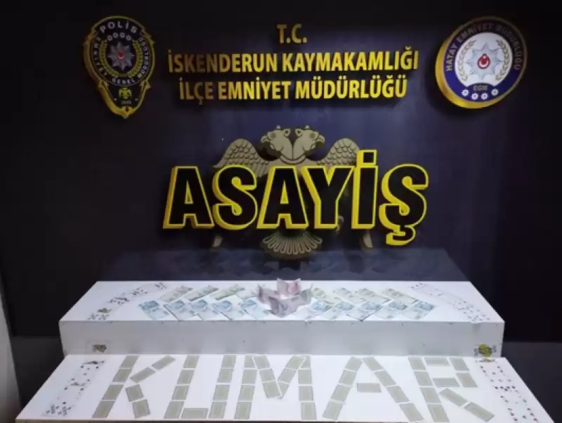 Hatay'da Kumar Oynayan 7 Kişiye Para Cezası Verildi 