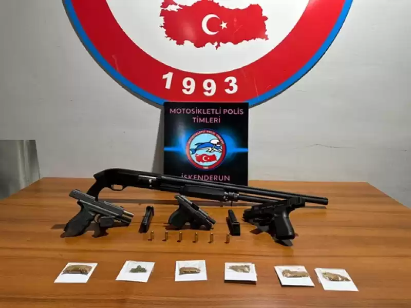 Hatay'da Asayiş Denetimlerinde 10 Kişi Gözaltına Alındı