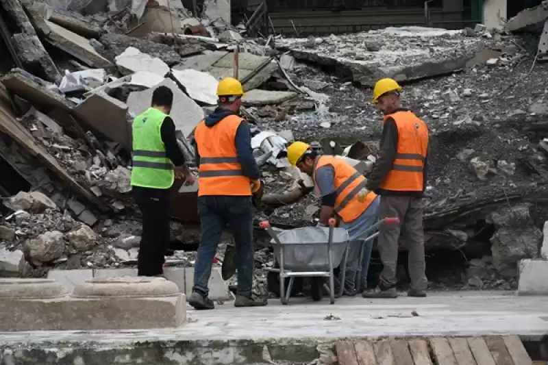 Hatay'ın Türkiye'ye Katılımının Oylandığı Valilik Binası Depremin Izlerinden Kurtarılıyor