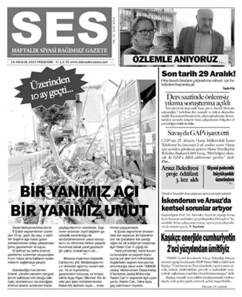 Ses Gazetesi 10 Ay Sonra Yeniden Yayınlandı