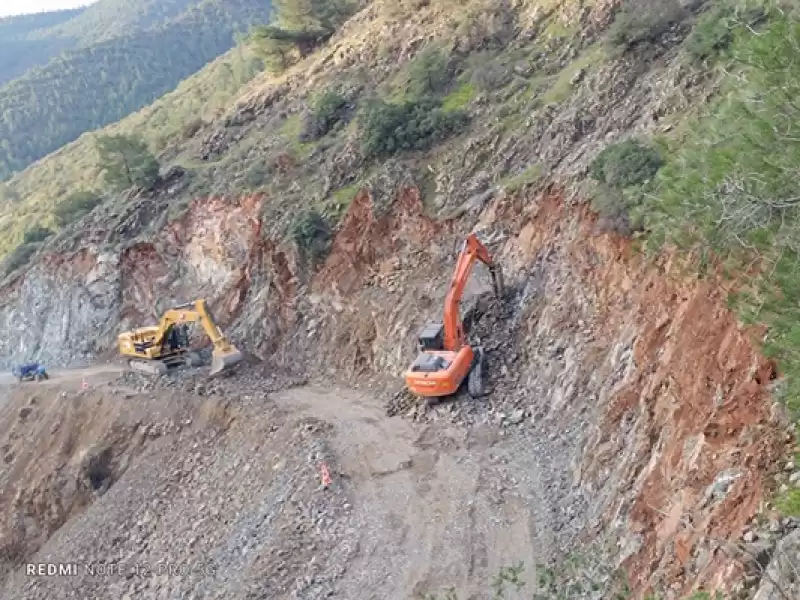 Serinyol-madenli Yolunda çalışmalar Hızlandı