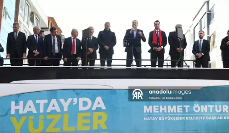 İçişleri Bakanı Yerlikaya, Hatay'da Konuştu: