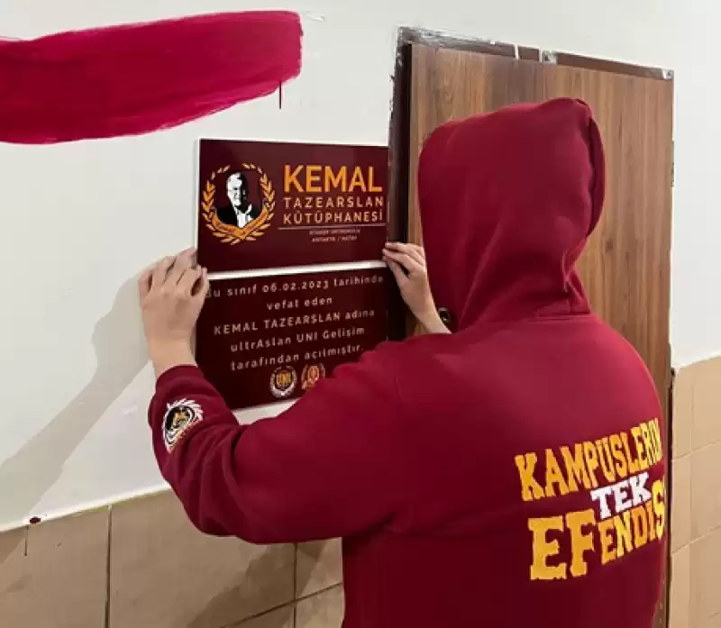 UltrAslan Ataker Ortaokulunda Kütüphane Açtı