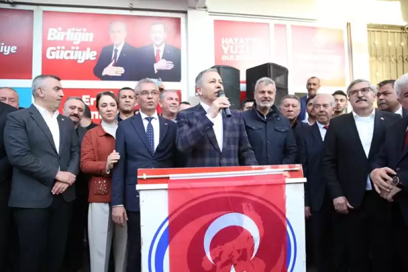 İçişleri Bakanı Yerlikaya, Hatay'da Seçim Iletişim Merkezi Açılışında Konuştu: