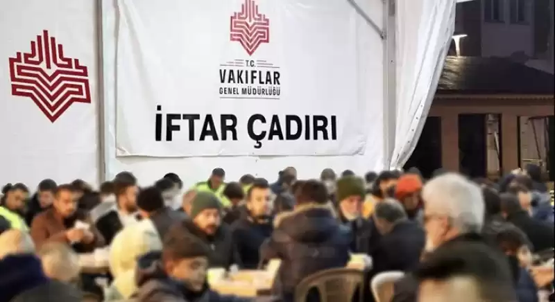 Vakıflar Hatay'da Iftar çadırı Kuruyor