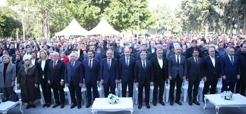 Bakan Özhaseki, Hatay İskenderun'da Park Açılışında Konuştu: