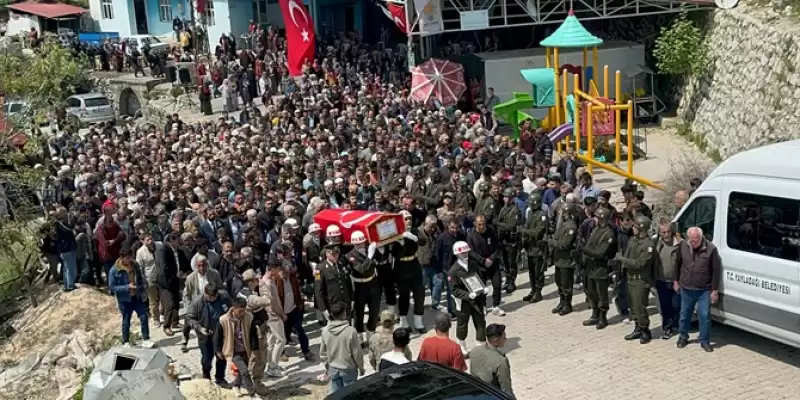 Hatay'da Trafik Kazasında ölen Uzman çavuşun Cenazesi Defnedildi