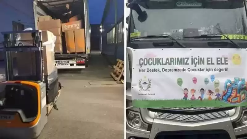 Dortmund'dan Hatay'a Yardım Tırları Gönderildi