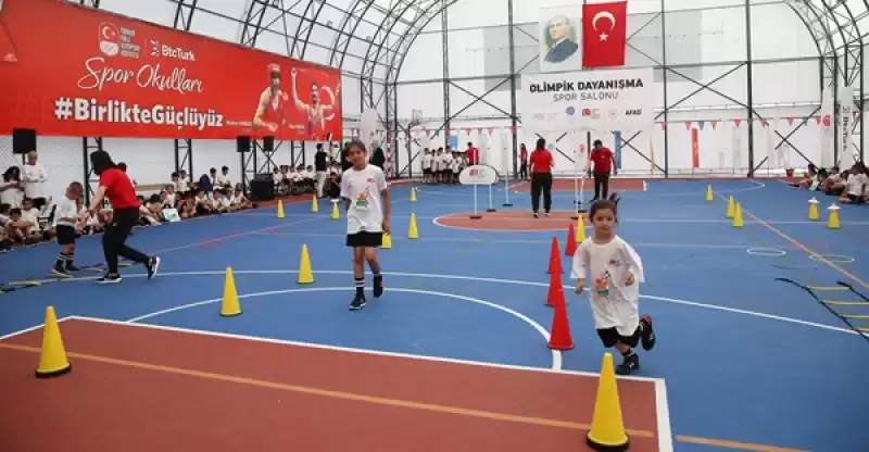 Hatay'da TMOK Ve BtcTurk Desteğiyle Açılan Spor Salonları Ve Okulları, çocukları Ağırlayacak