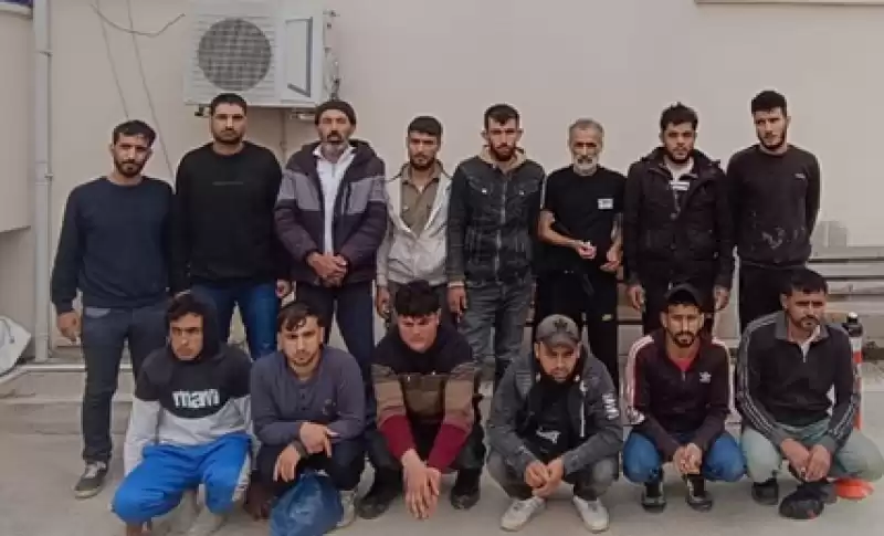 Hatay'da 14 Düzensiz Göçmen Yakalandı