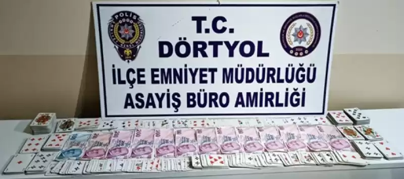 Hatay'da Kumar Oynayan 5 Kişiye 32 Bin 125 Lira Ceza Verildi