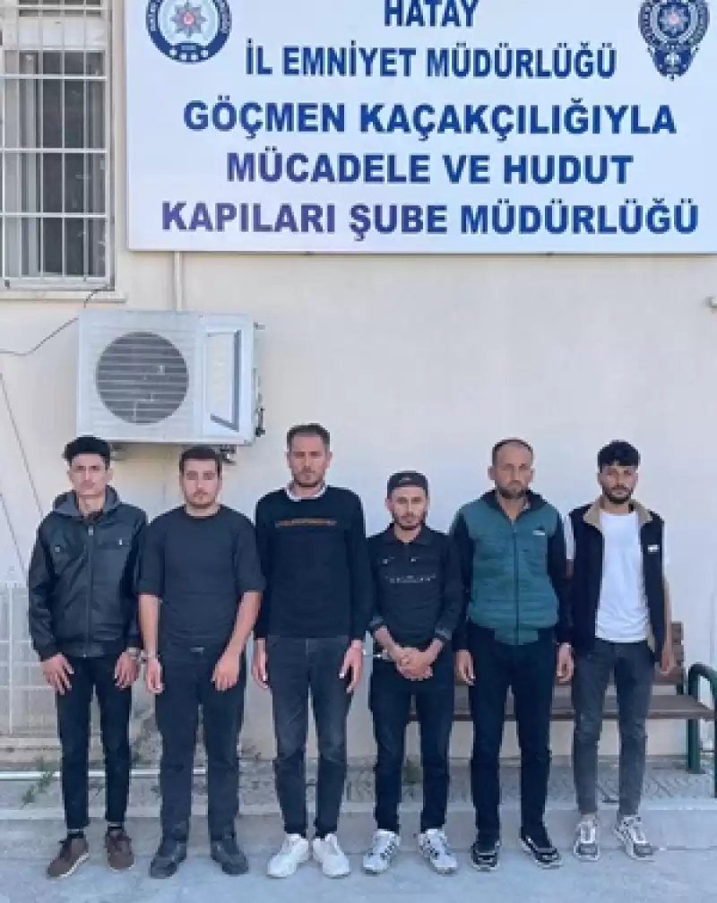 Hatay'da 6 Düzensiz Göçmen Yakalandı, 3 Göçmen Kaçakçısı Tutuklandı