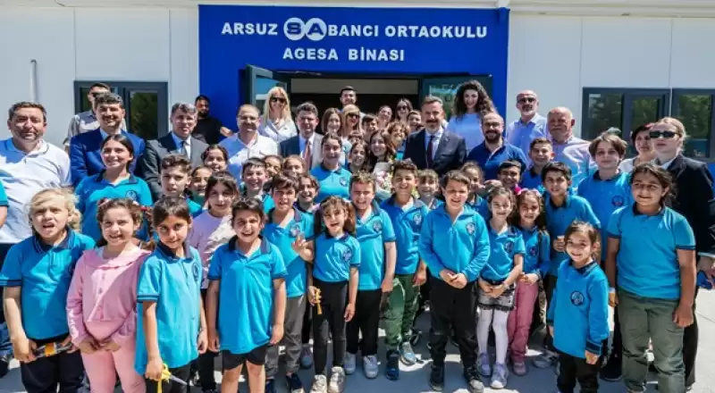 Arsuz Sabancı Ortaokulu AgeSA Binası Hatay’a Kazandırıldı 