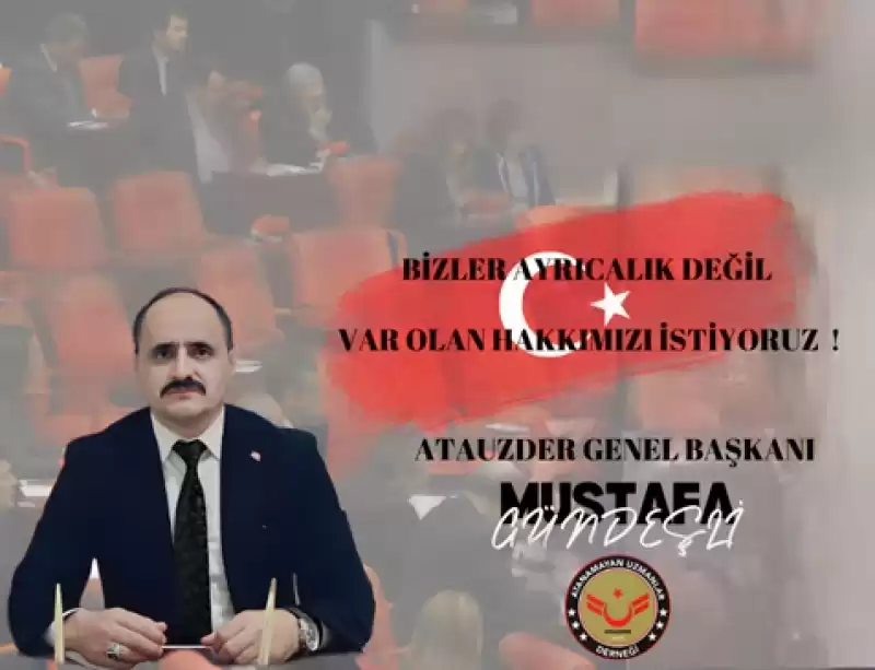 Eski Uzman Çavuşlar Kaderine Terkedilemez!