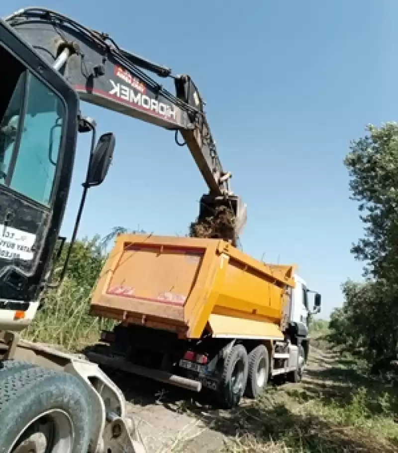 HBB İlaçlama çalışmalarına Paralel Dereleri Temizliyor