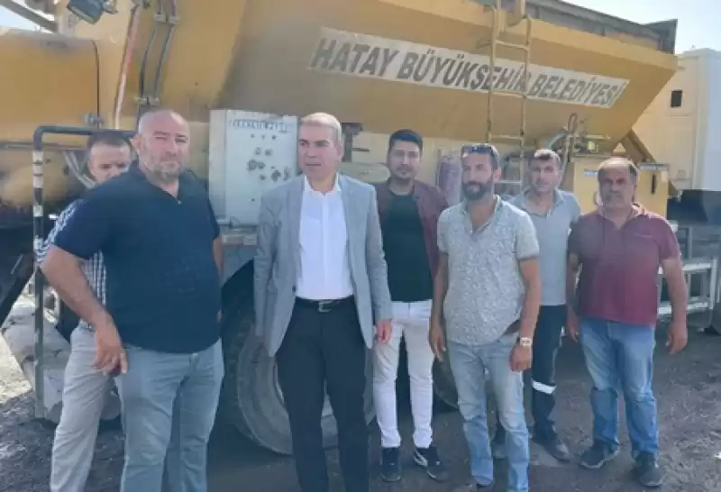 Kırıkhan’da Başkan Çelik Bayramda Da Hizmetleri Aksatmadı