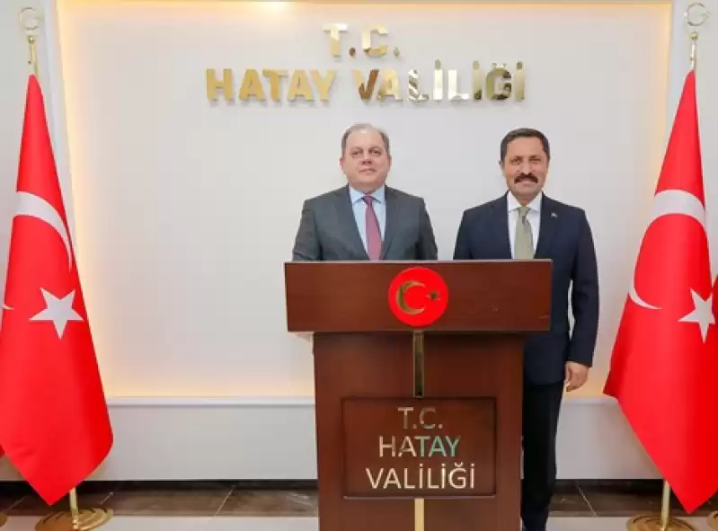 Yargıtay Başkanı Ömer Kerkez, Hatay Valisi Masatlı'yı Ziyaret Etti