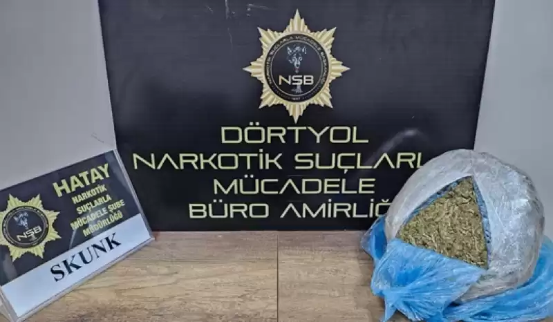 Hatay'da 1 Kilo 900 Gram Esrar Ele Geçirildi