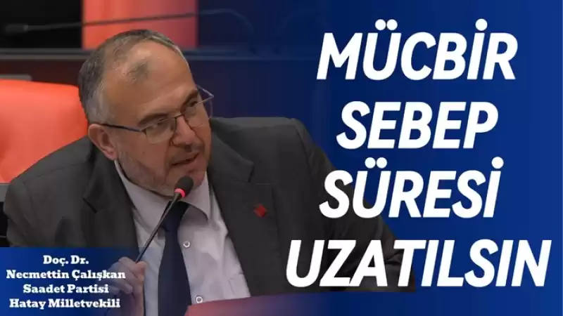 Çalışkan'dan Deprem Bölgesi Için Vergi Ve SGK Prim Affı Talebi