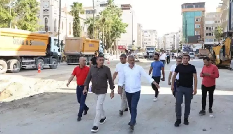 İskenderun şehir Merkezi’nde Trafik Akışının Yönü Değişti