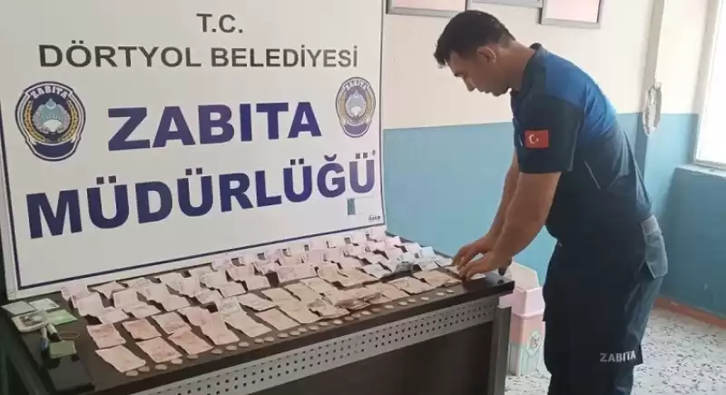 Dilencinin üzerinden 5 Bin Lira çıktı!