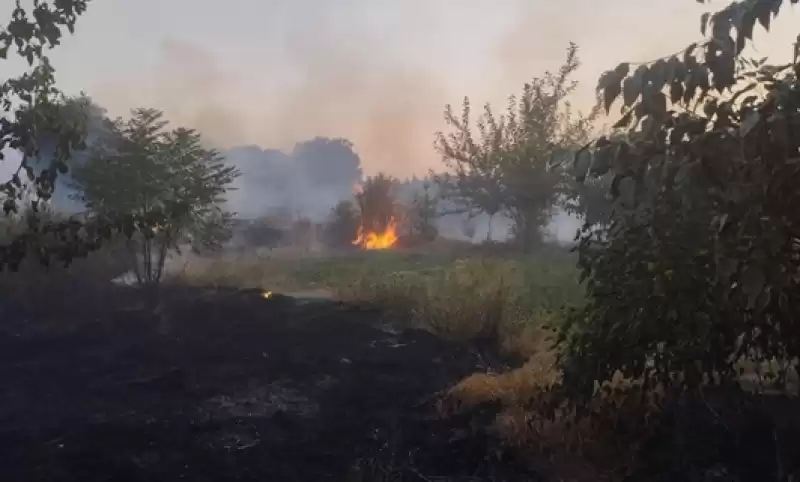 Hatay'da Otluk Alanda çıkan Yangın Söndürüldü