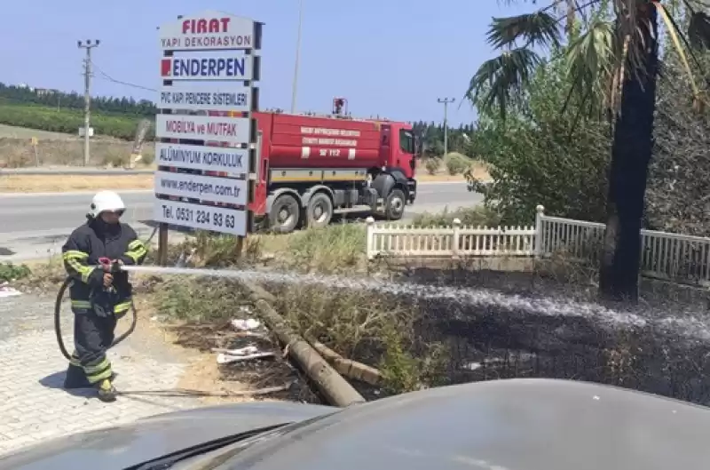 Hatay'da Otluk Ve çalılık Alanlarda çıkan Yangınlar Söndürüldü