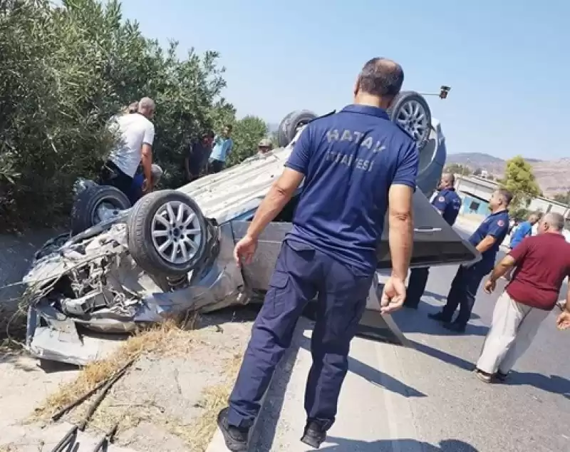 Takla Atan Otomobilde 3 Kişi Yaralandı!