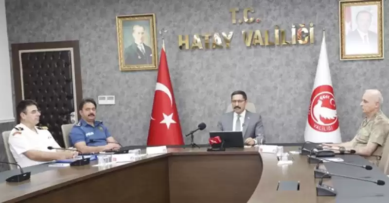 Hatay'da Asayiş Ve Güvenlik Toplantısı Yapıldı