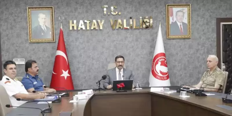 Hatay'da Asayiş Ve Güvenlik Toplantısı Yapıldı