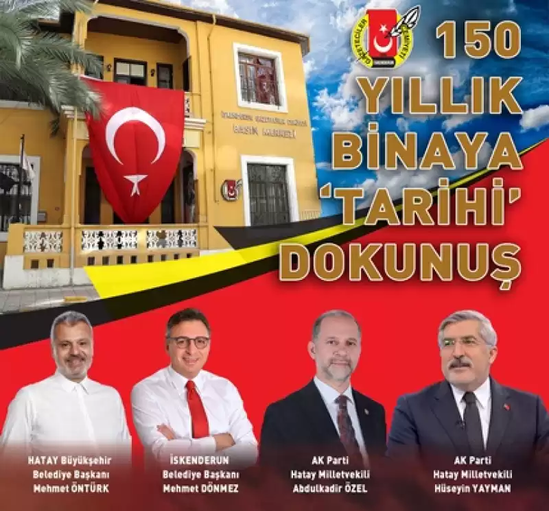 150 YILLIK BİNAYA TARİHİ DOKUNUŞ 