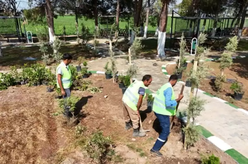 HBB Ve Kumlu Belediyesinden Ortak çalışma TİGEM Sosyal Tesisinde Peyzaj çalışmaları