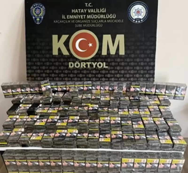 Hatay'da 850 Paket Kaçak Sigara Ele Geçirildi