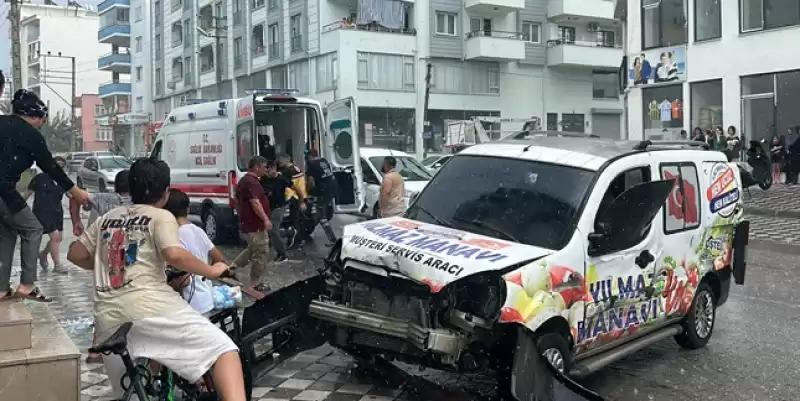 Dörtyol’da çocuğun Kullandığı Hafif Ticari Aracın çarptığı Kişi Yaralandı 