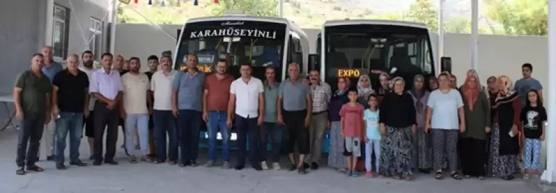 2 Mahalleye Ilk Kez Dolmuş Seferleri Başladı