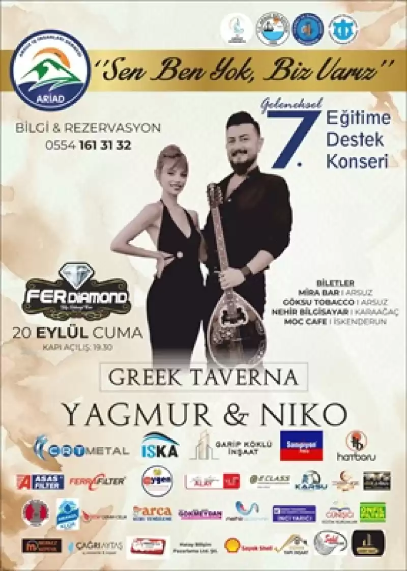 ARİAD Geleneksel Eğitime Destek Konserlerine Hız Kesmeden Devam Ediyor 