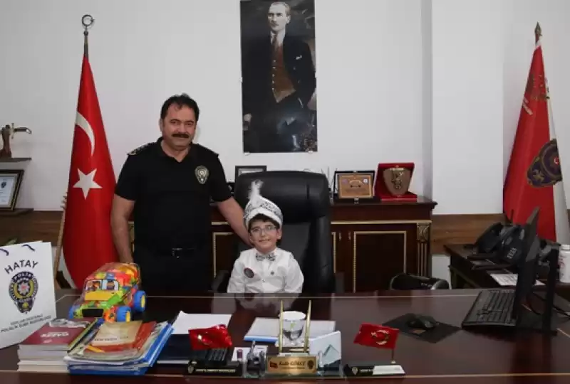 Hatay'da Vefat Eden Polis Memurunun Oğlu Için Sünnet Düğünü Yapıldı