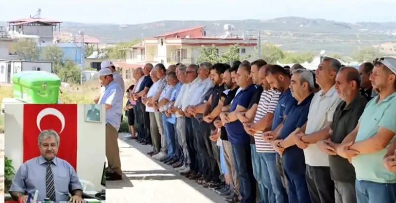 Kanatlı Mahallesinin Uzun Yıllardır Muhtarlığını Yapan Ahmet Abay Son Yolculuğuna Uğurlandı