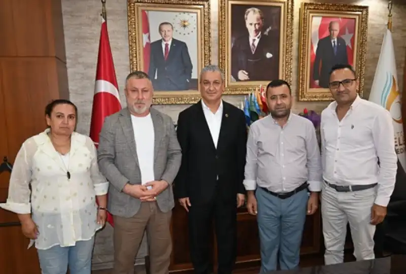 İGC’den Belen Belediye Başkanı İbrahim Gül’e Plaket